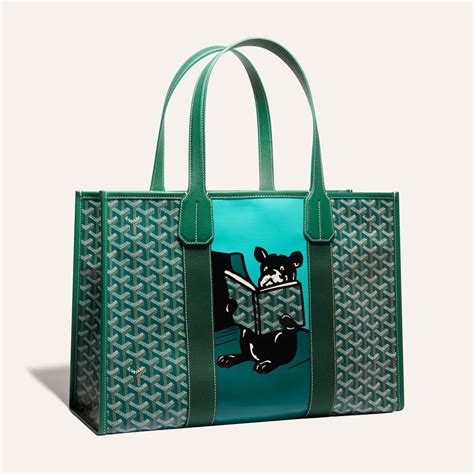 goyard villette tote green|Goyard bag official website.